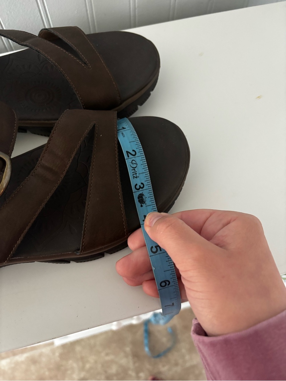 Skechers Women's Dark Brown Buckle Slide Mules - Picture 10 of 10